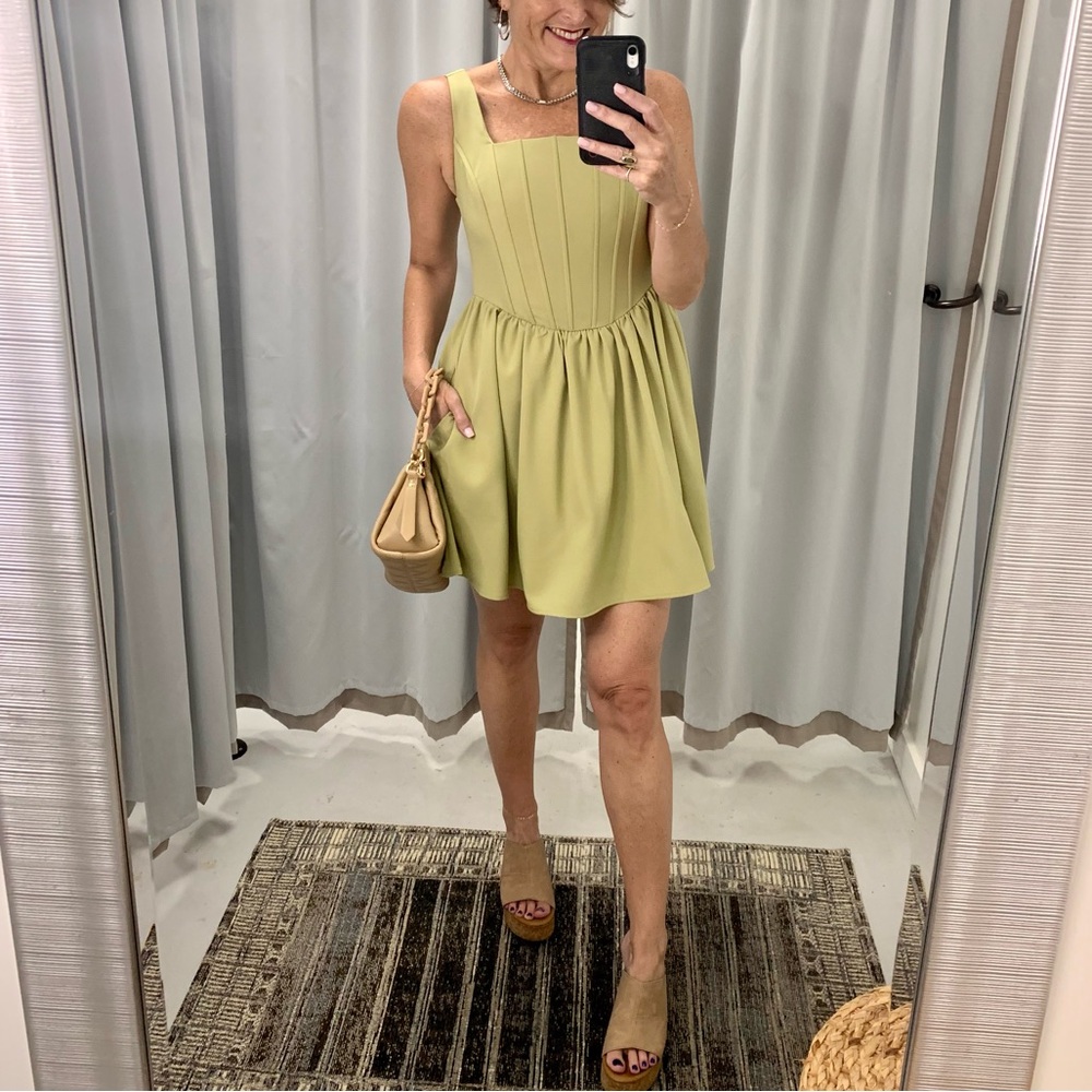 Fabulous corset top styled mini!